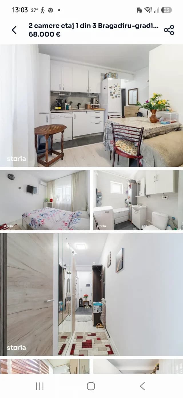 Vând apartament 2 camere Bragadiru