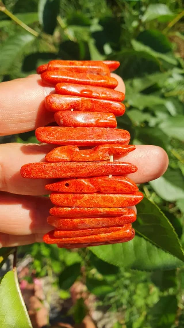 brățară coral natural
