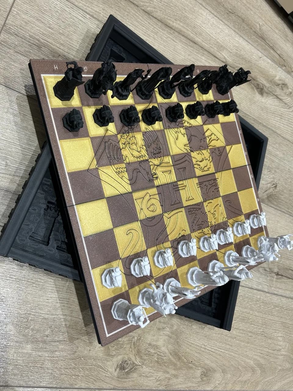 ⚡ Tabla de Șah Harry Potter – Tabla Magică, Printată 3D