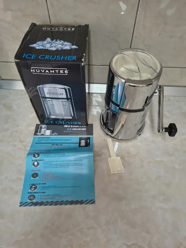 Zdrobitor manual de gheață Nuvantee Ice Crusher