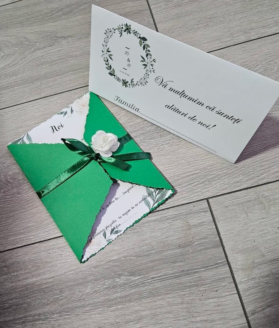 plic dar si invitație