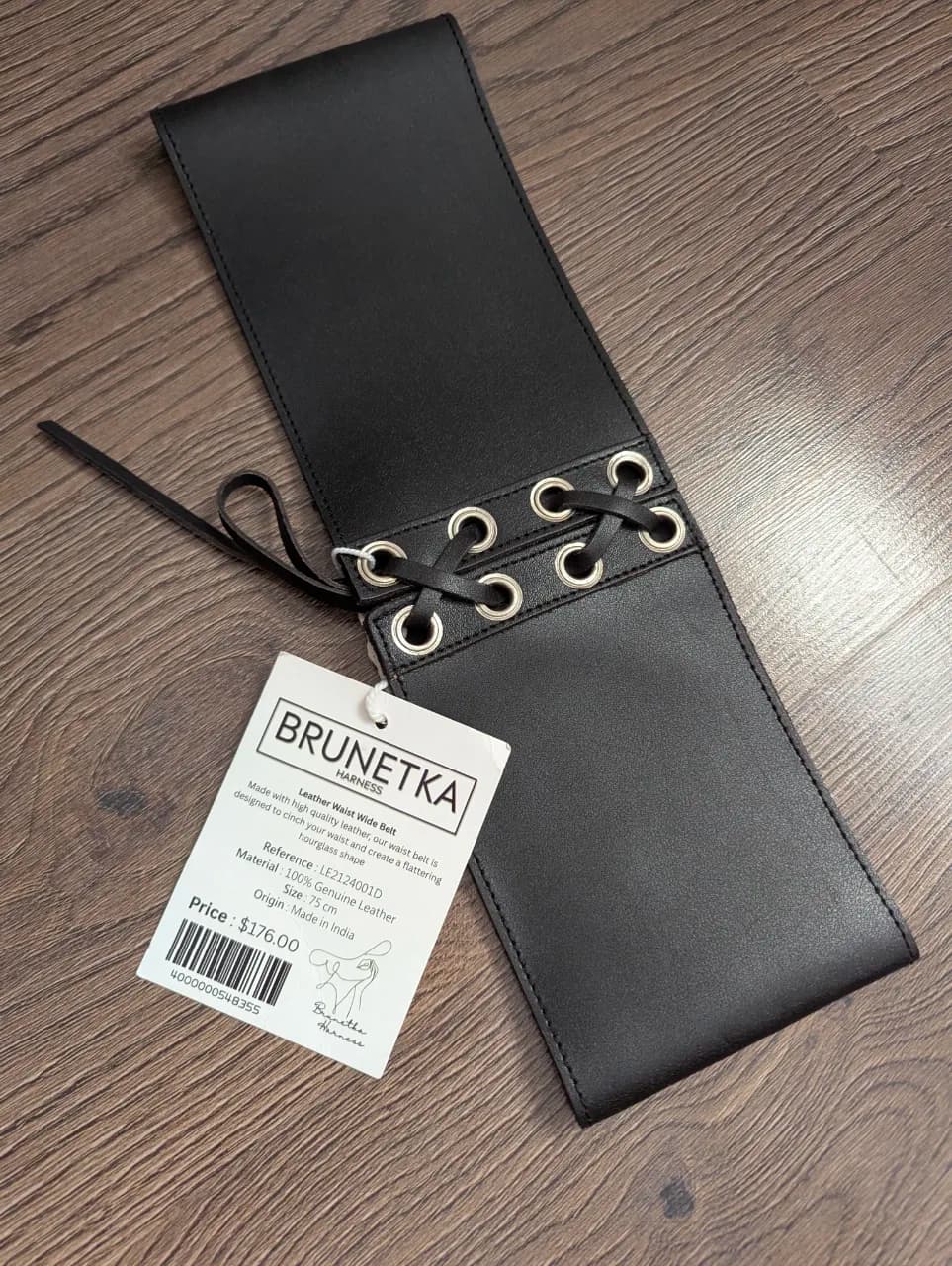 Centura piele naturala nouă 75 cm