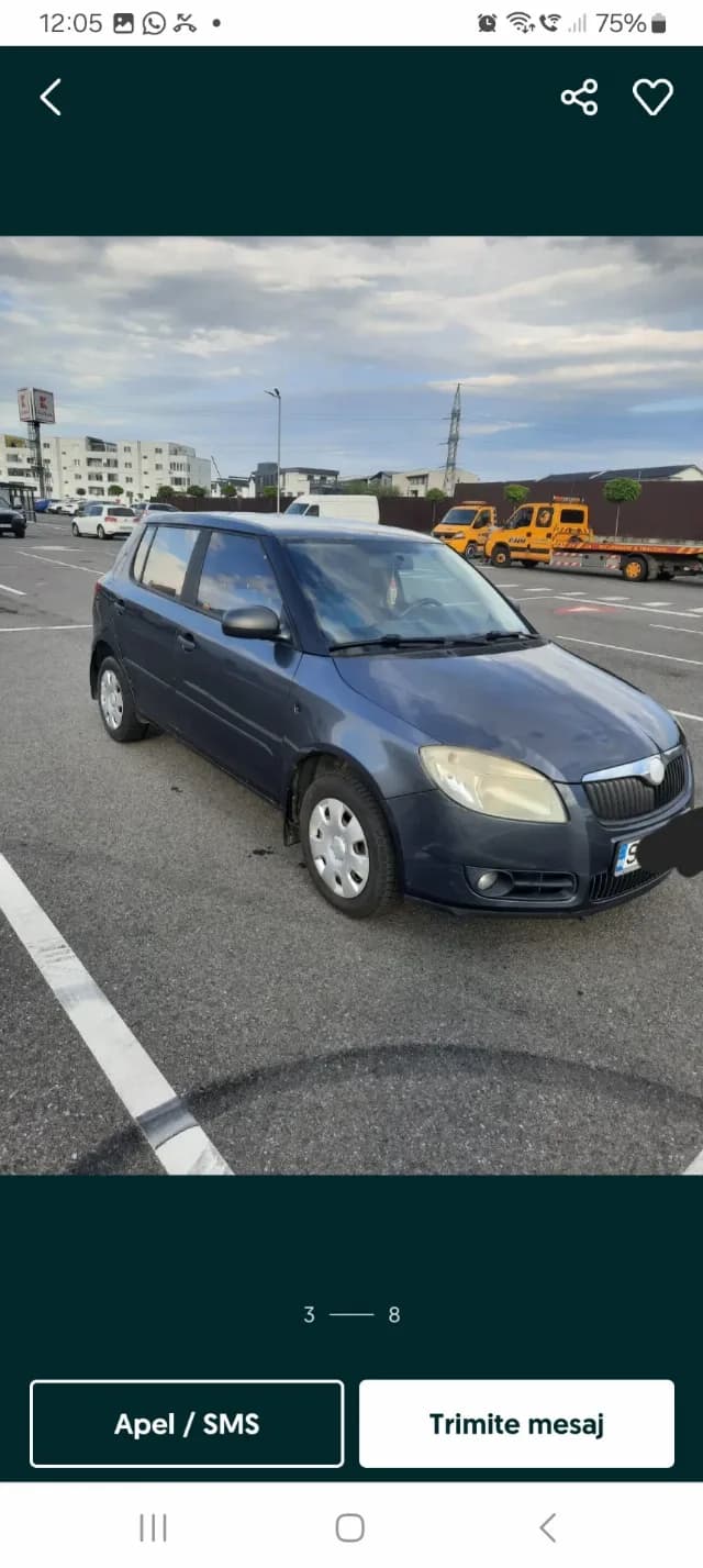 Skoda fabia 2008 disel stare foarte buna