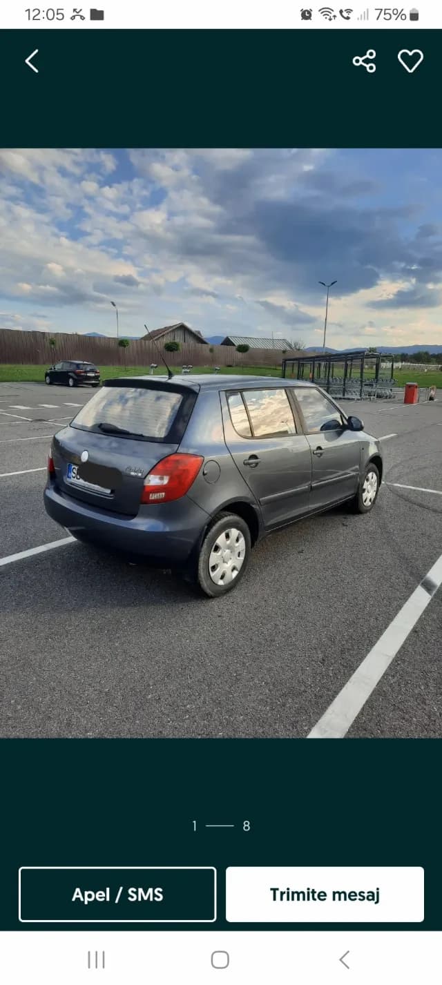 Vând skoda fabia disel 2008