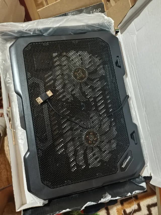 Cooler / Stand răcire laptop TopMate, 2 ventilatoare, alimentare USB