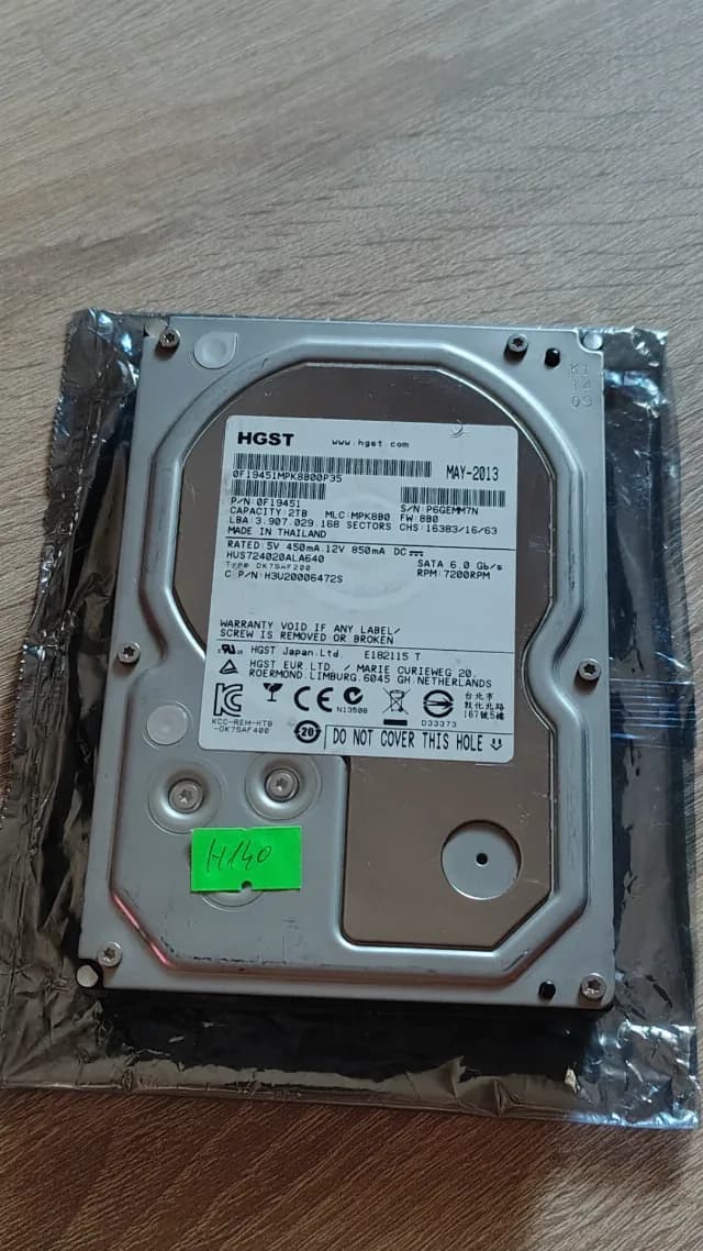 Hard Disk Seagate HGST, 2TB SATA3 6GB/S, 3.5 inch, 7.200rpm, 64MB