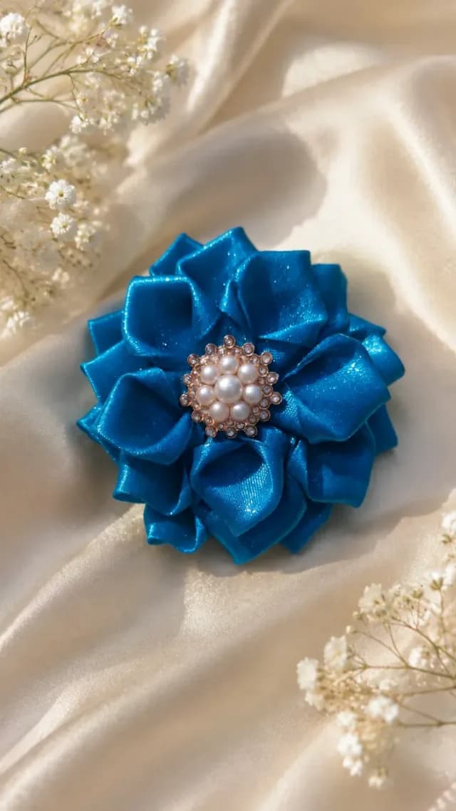 Clamite de par din satin