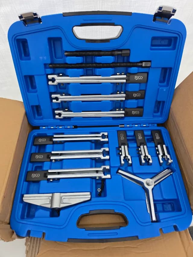 Set prese de rulmenti cu 2 si 3 brate, 12 piese, BGS 7760