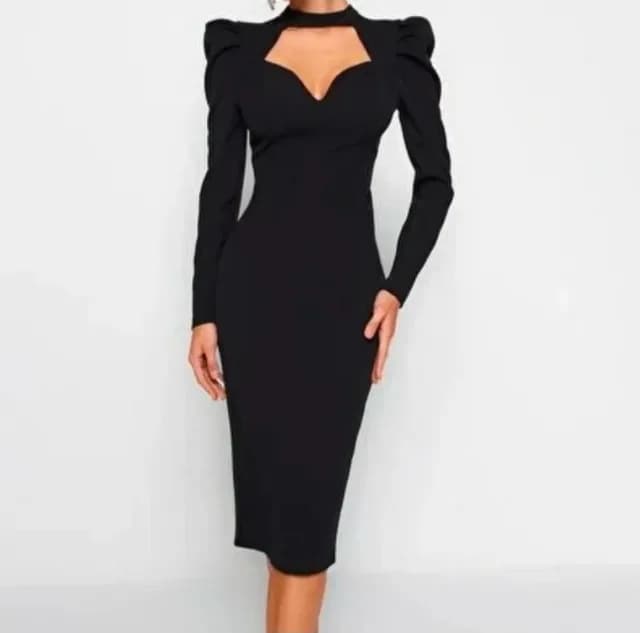 Rochie neagra Trendyol