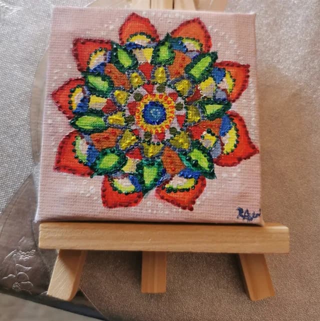 Pictura mini 7x7 cm, pret cu transport