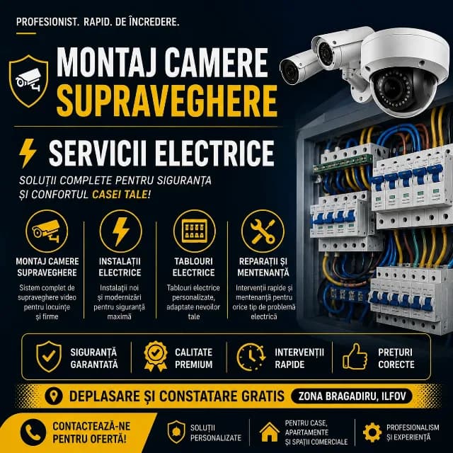 Instalare camere de supraveghere | Wi-Fi • DVR • NVR | Configurare sisteme