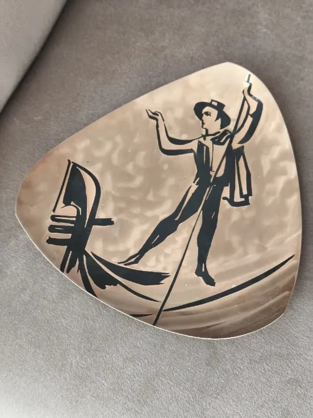 Tavă / Platou argintat de colecție WMF Ikora (Germany Silverplate) – Vintage Mid-Century