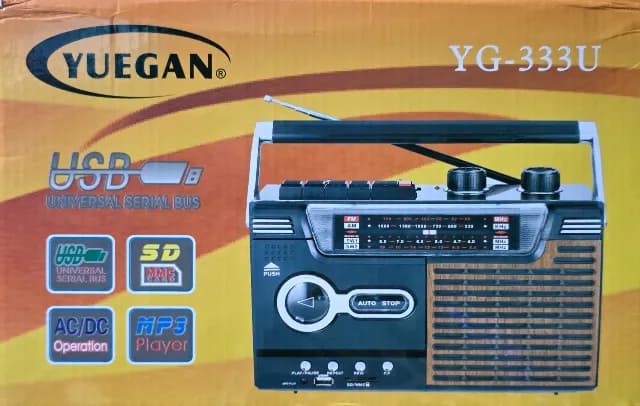 Radio casetofon micro sd usb