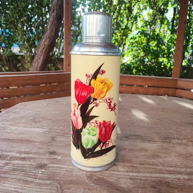 Termos SUNFLOWER vintage de colectie