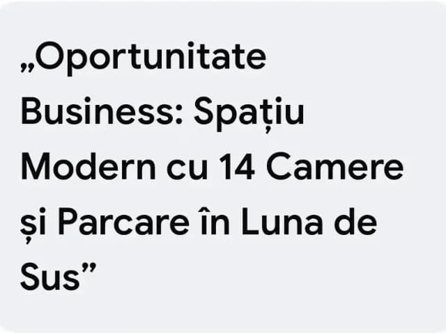 Inchiriez in Luna de sus