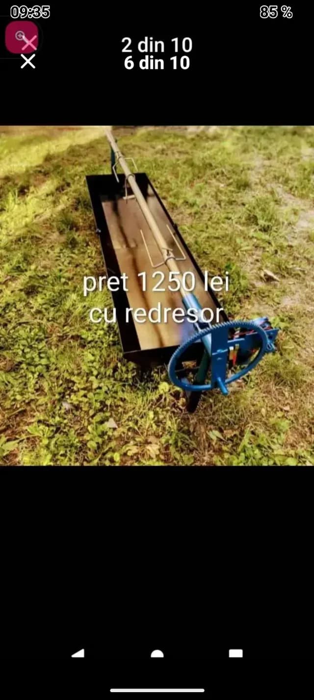 Rotisor cu cuva pliabila