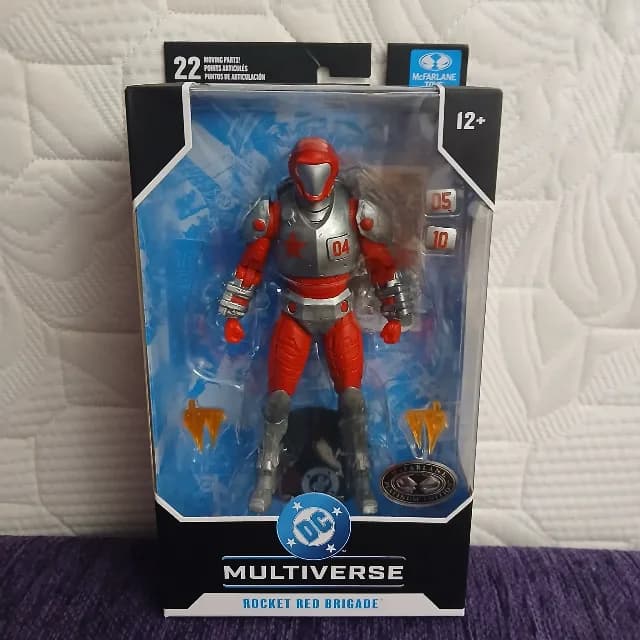 Figurina Mcfarlane Rocket Red Brigade Platinum Edition Chase