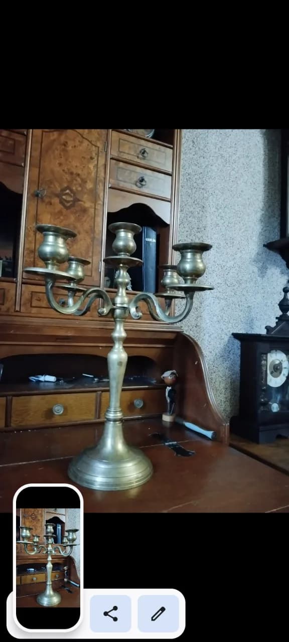 Sfeșnic cu 5 brațe stare buna