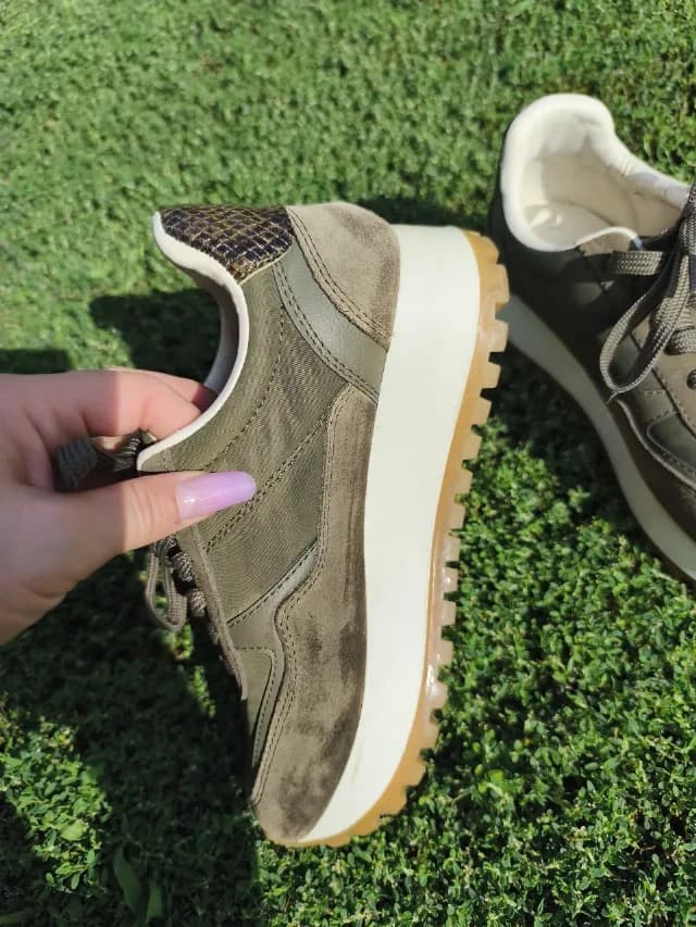 Adidași Zara , culoare kaki