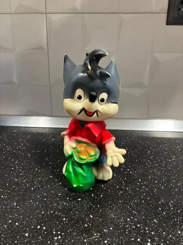 Figurină vintage cauciuc 20 cm - Mausi Rolf Kauka (Fix und Foxi)