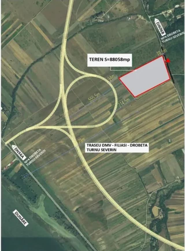Teren intravilan/extravilan sat Bistrița Comuna Hinova