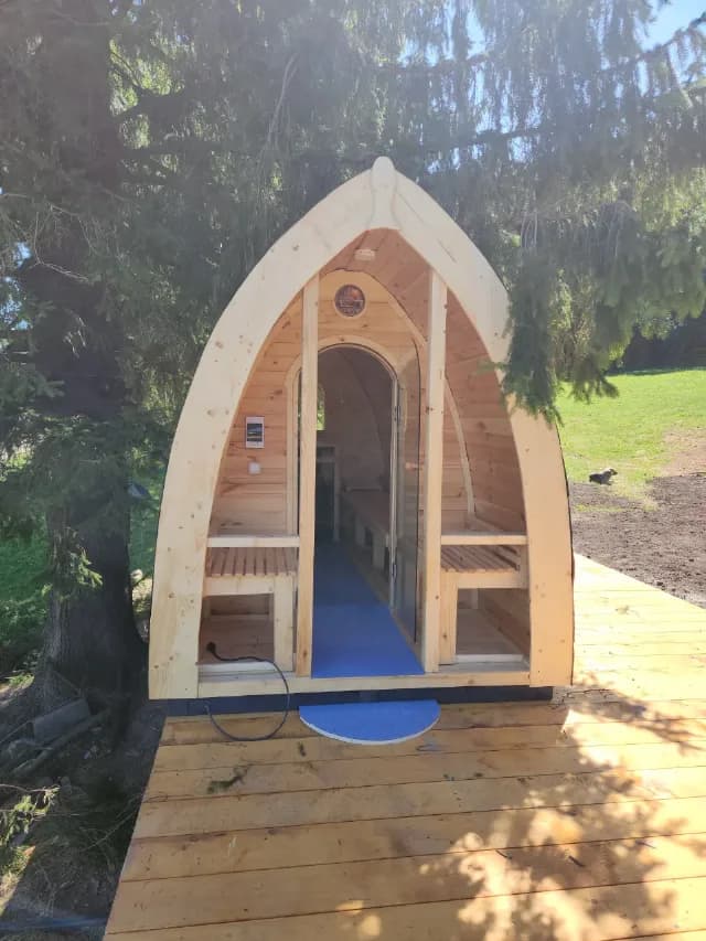 Sauna exterioara 4x2m