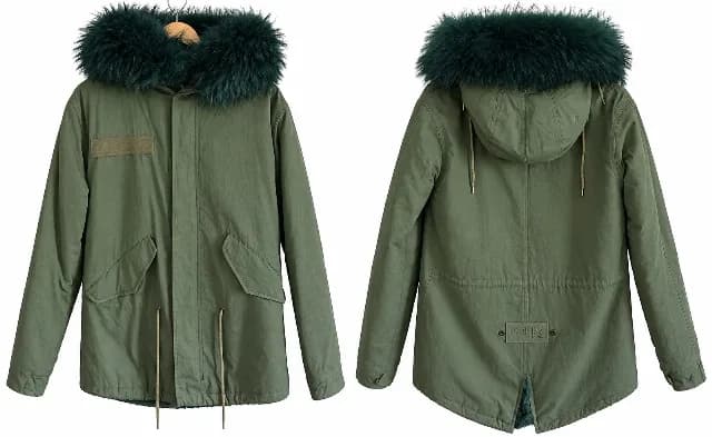 Geaca stil parka măsura S/M mic
