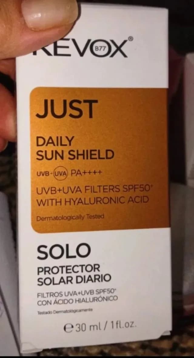 Cremă protecție solară REVOX B77 Just Daily Sun Shield SPF 50+ (30 ml)
