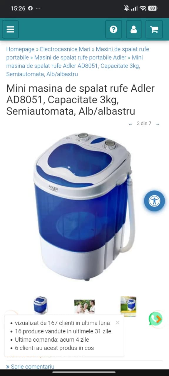 minimasina spalat