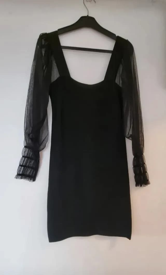 Rochie neagra Jazzy, mariea M, nou, MANGO