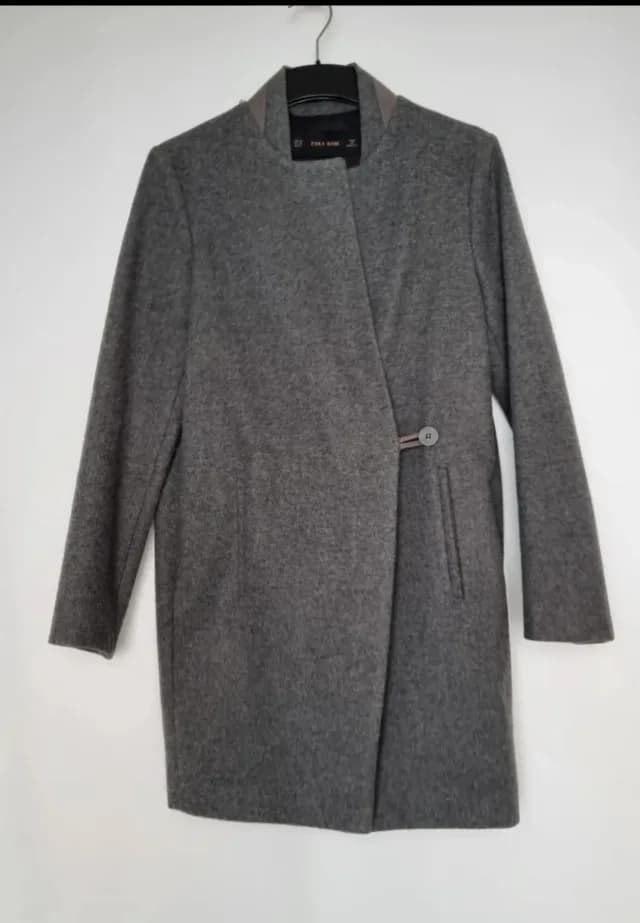 Pardesiu , gri, ZARA, marime XS