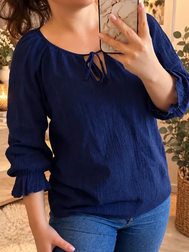 Bluza albastru Orsay