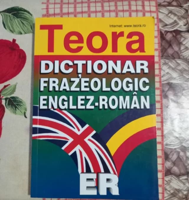 carte școală,dicționar englez-roman