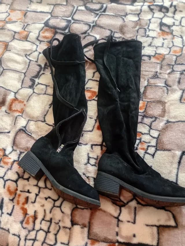 cizme piele întoarsă