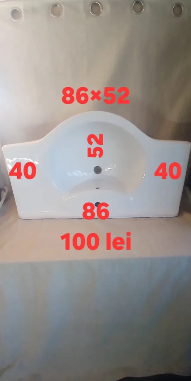 Chiuveta 86 cm ×52 cm