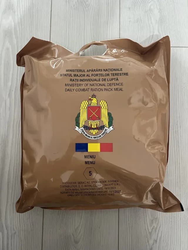 Rație individuală de luptă MApN/ MRE