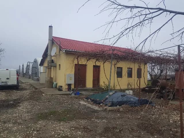 Vând teren intravilan 10.000mp+casa+spatii productie-depozitare cu temperatură controlată în Mihail Kogălniceanu, jud Constanța