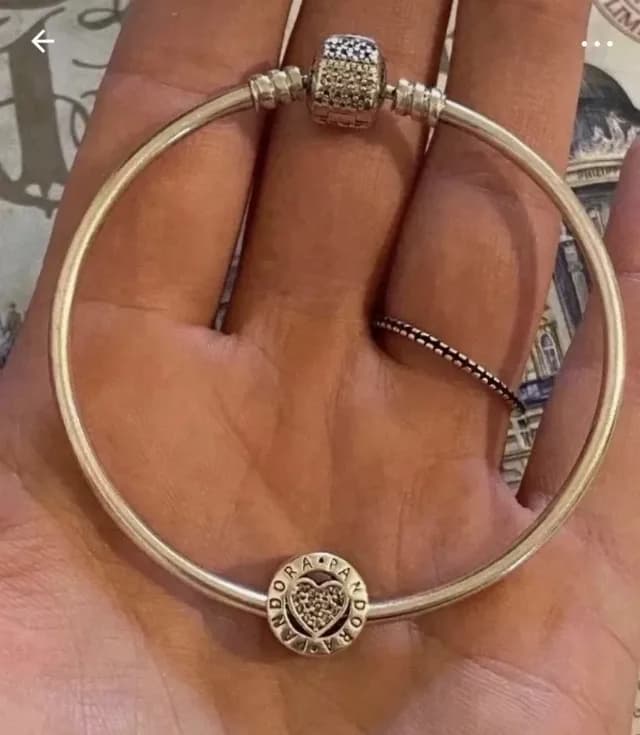 Brățară fixă Pandora din argint